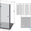 креслення Душові двері Ravak SmartLine SMSD2-110 (B) 0SLDBA00Z1