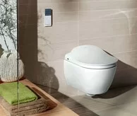 Подвесной унитаз с функцией биде Villeroy & Boch Subway 2.0 ViClean V02EL401 + 5614R5R1 + V9900000