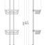 чертеж Система подвесных полочек Emco System 2 3566 001 06