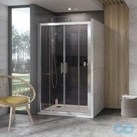Душевые двери Ravak 10° 10DP4-130 0ZKJ0100Z1 белый + transparent 