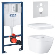 Инсталляция Grohe Rapid SL с унитазом Grohe Euro 39328CB0