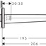 Душова система Grohe Lineare 2406402S технічна схема 2