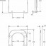 чертеж Крышка с сиденьем для унитаза Kolo Modo L30113000