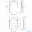 чертеж Крышка с сиденьем для унитаза Kolo Modo Slim L30116000